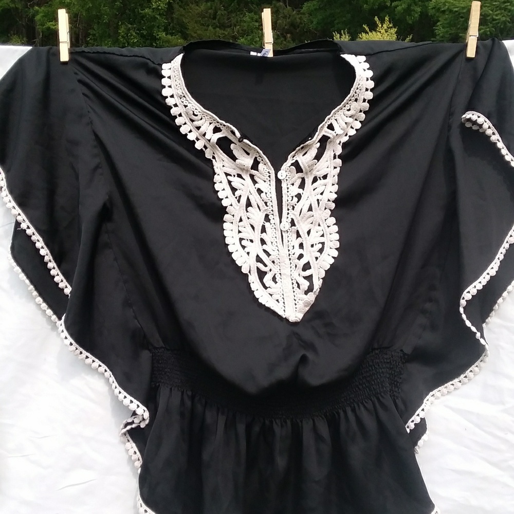 Top silky dressy chic